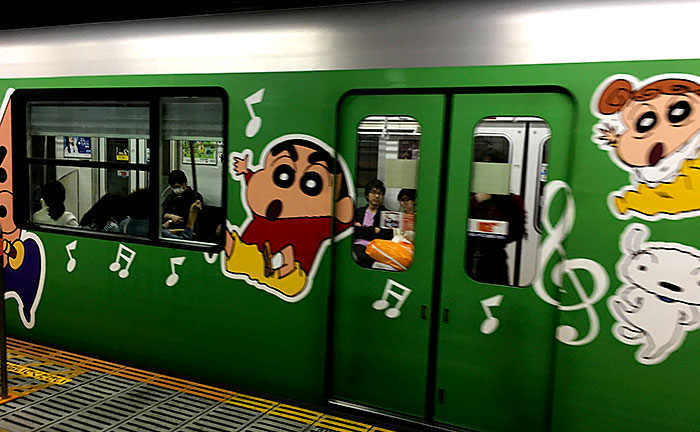 東武クレヨンしんちゃん電車