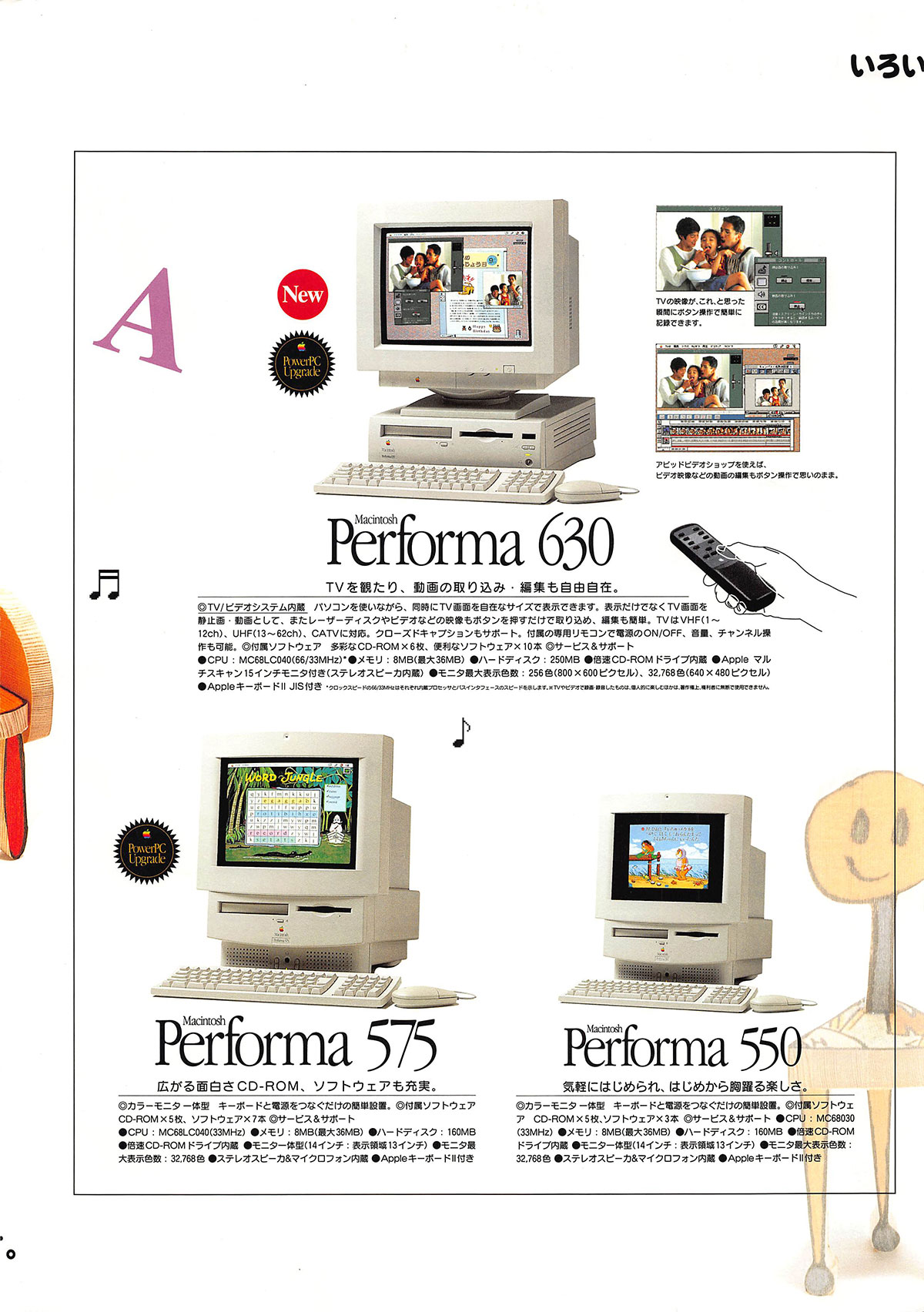 Macintosh Performa 630/575/550