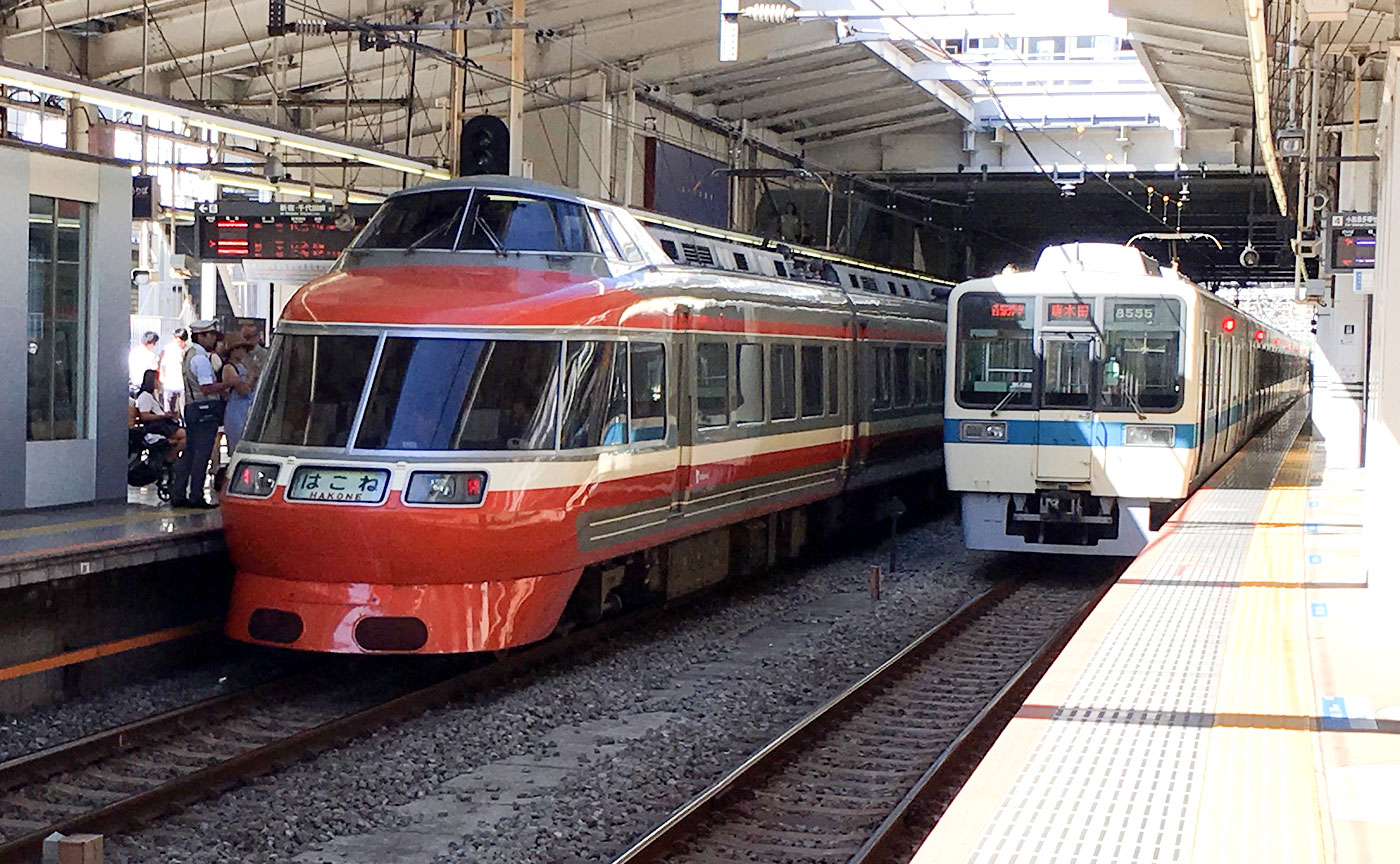 ロマンスカーLSEラストラン