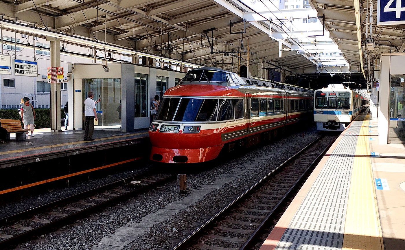 ロマンスカーLSEラストラン