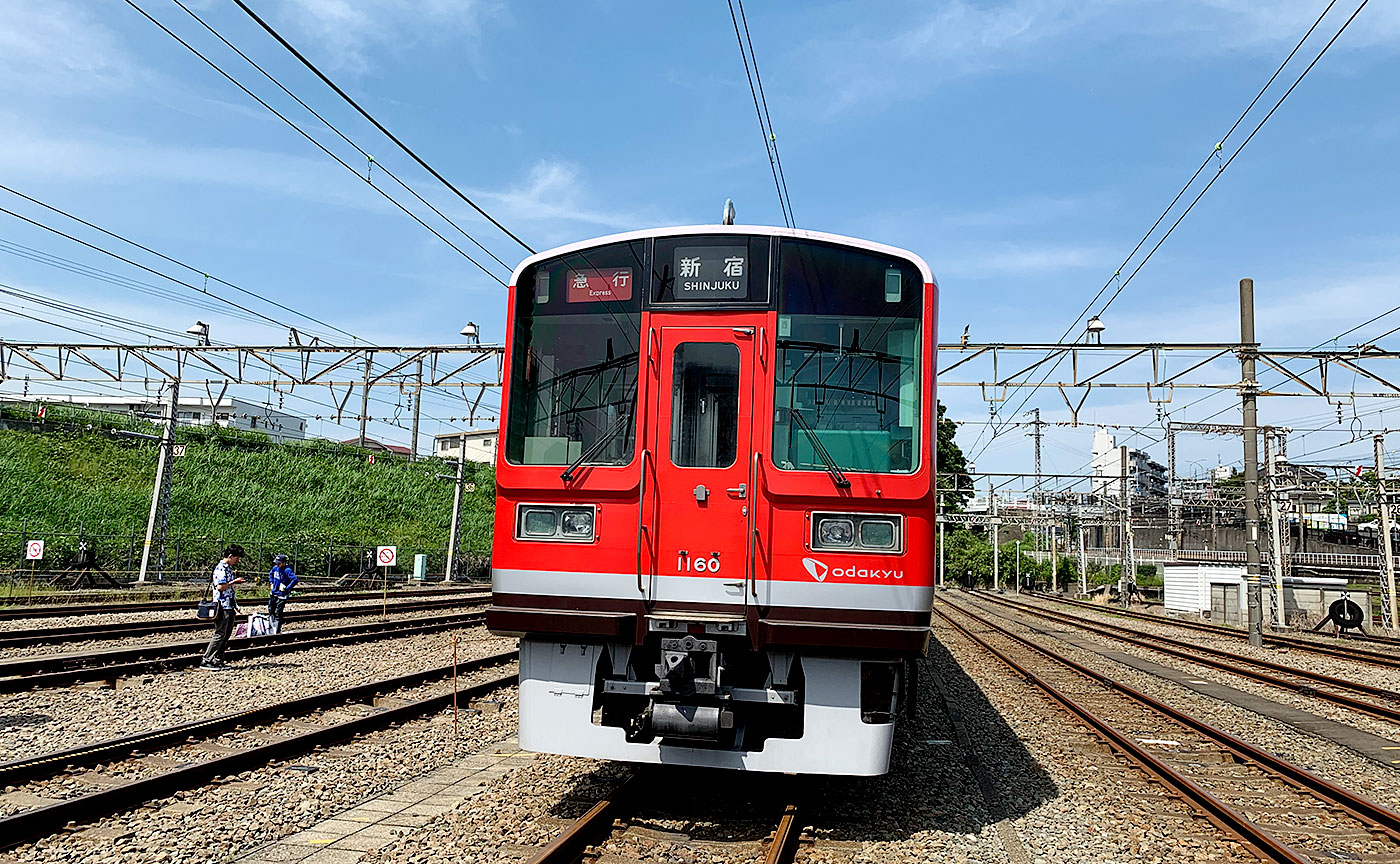 新旧のロマンスカー共演。小田急ファミリー鉄道展2019