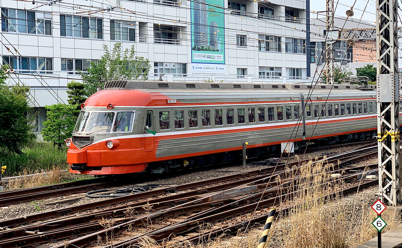 新旧のロマンスカー共演。小田急ファミリー鉄道展2019