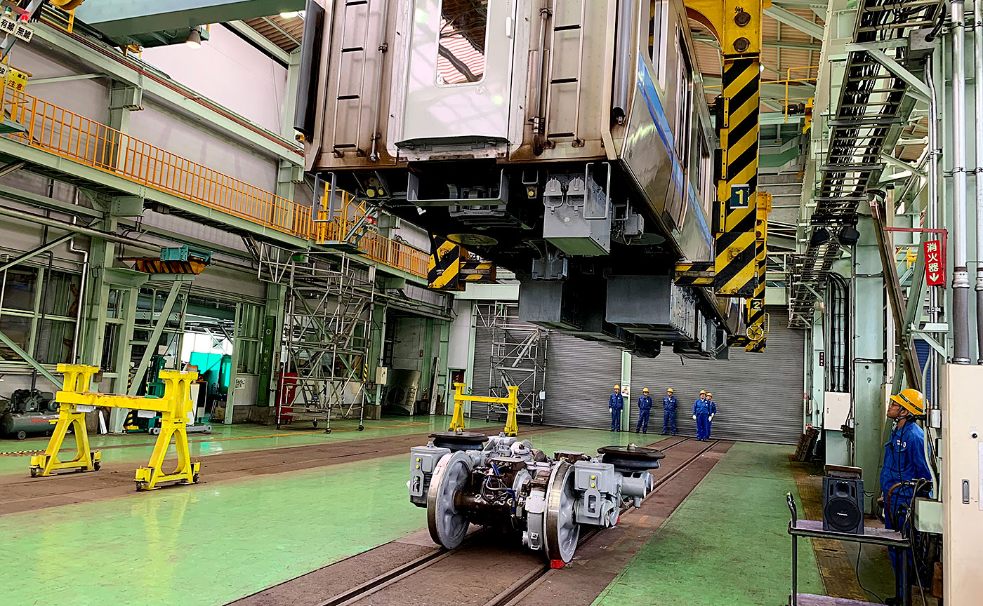 井の頭線・富士見ヶ丘車両基地見学会