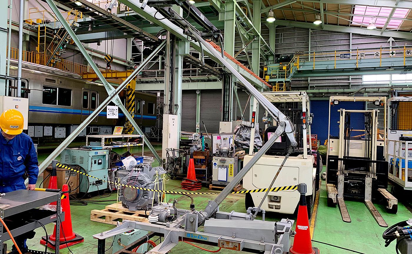 井の頭線・富士見ヶ丘車両基地見学会