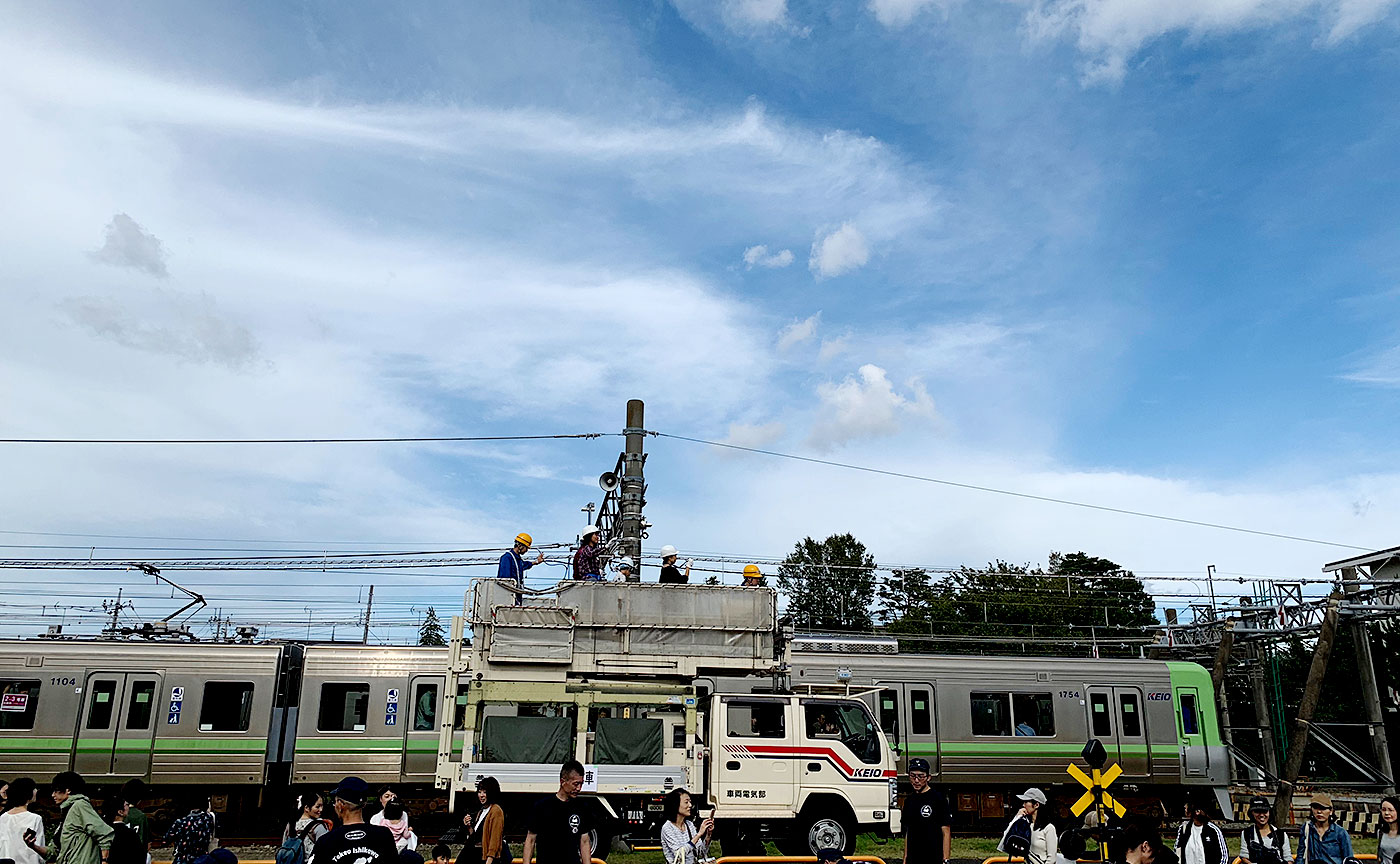 井の頭線・富士見ヶ丘車両基地見学会
